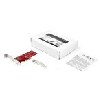 StarTech.com Adaptador de SSD M2 a PCIe 3.0 x4 con soportes de perfil bajo y completo, SKU PEX4M2E1