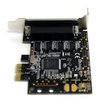 StarTech.com Tarjeta Adaptadora PCI Express PCIe de 4 Puertos Serie con Cable Multiconector RS232 Serial, SKU PEX4S553B