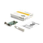 StarTech.com Tarjeta Adaptadora Serie PCI Express RS232 de 4 Puertos con chipset UART 16950, compatible con Windows y Linux. SKU: PEX4S953.