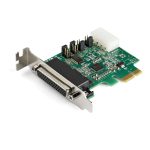 StarTech.com Tarjeta Adaptadora Serie PCIe RS232 de 4 Puertos, PCIe a Serie DB9, UART 16950, compatible con Windows y Linux, SKU: PEX4S953LP