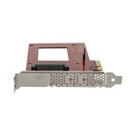 StarTech.com PEX4SFF8639 tarjeta y adaptador de interfaz U.2 interno, PCIe para conexión confiable