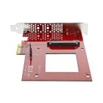 StarTech.com PEX4SFF8639 tarjeta y adaptador de interfaz U.2 interno, PCIe para conexión confiable