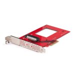 StarTech.com Tarjeta Adaptador U.3 a PCIe 4.0 x4 para SSDs U.3 NVMe de 2,5 pulgadas - SKU PEX4SFF8639U3