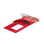 StarTech.com Tarjeta Adaptador U.3 a PCIe 4.0 x4 para SSDs U.3 NVMe de 2,5 pulgadas - SKU PEX4SFF8639U3