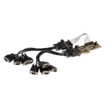 StarTech.com Tarjeta Adaptadora PCI Express 8 Puertos Serie RS232 Serial Perfil Bajo, SKU PEX8S950LP