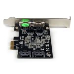 Tarjeta Adaptadora StarTech.com PCI Express de 2 Puertos eSATA, 2 Puertos SATA, modelo PEXESAT322I. Ideal para conexiones SATA III a 6Gbps y optimización de velocidad.