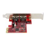 StarTech.com Tarjeta Adaptadora Controladora PCI Express con 2 Puertos eSATA y velocidad SATA III de hasta 6Gbps, SKU PEXESAT32