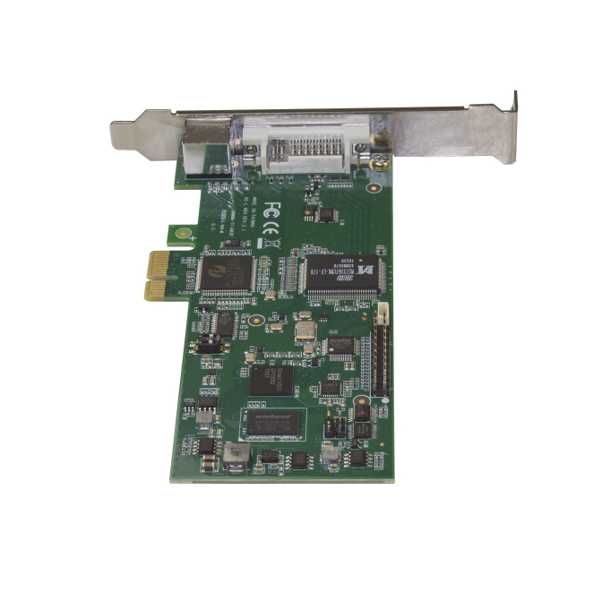 StarTech.com Tarjeta PCI Express Capturadora de Vídeo HDMI, VGA, DVI o Vídeo por Componentes 1080p 60Hz - Capturadora Interna de Vídeo 1 StarTech.com Tarjeta PCI Express Capturadora de Vídeo - Vista frontal
