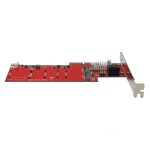 StarTech.com Tarjeta PCI Express controladora con 2 SSD NGFF M.2 y 2 puertos SATA III, SKU PEXM2SAT3422.