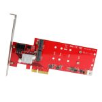 StarTech.com Tarjeta PCI Express controladora con 2 SSD NGFF M.2 y 2 puertos SATA III, SKU PEXM2SAT3422.