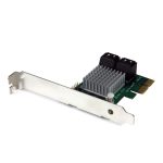 StarTech.com Tarjeta Controladora PCI Express 2.0 de 4 Puertos SATA III de 6Gbps con RAID y Enlace HyperDuo para SSD PEXSAT34RH