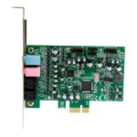 StarTech.com PEXSOUND7CH, tarjeta de sonido PCI Express con sonido envolvente de 7.1 canales, 24bit, 192kHz