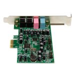 StarTech.com PEXSOUND7CH, tarjeta de sonido PCI Express con sonido envolvente de 7.1 canales, 24bit, 192kHz