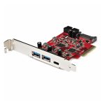 StarTech.com Tarjeta PCIe de 5 Puertos USB, 1 Puerto USB-C, 2 Puertos USB-A, USB 3.2 Gen 2, SKU: PEXUSB312A1C1H