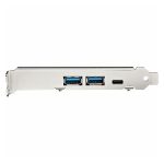 StarTech.com Tarjeta PCIe de 5 Puertos USB, 1 Puerto USB-C, 2 Puertos USB-A, USB 3.2 Gen 2, SKU: PEXUSB312A1C1H