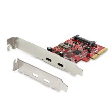 Imagen de la StarTech.com Tarjeta Adaptadora PCI Express con 2 Puertos USB-C 3.2 Gen 2 10Gbps, SKU PEXUSB312C3