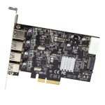 Imagen de la Tarjeta PCI Express StarTech.com de 4 Puertos USB 3.1, modelo con Puertos USB-A y 2 Canales Dedicados, SKU PEXUSB314A2V.