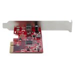 StarTech.com Tarjeta PCIe con 1 Puerto USB-C 3.2 Gen 2x2. Velocidad de 20Gbps, compatible con Windows y Linux. SKU: PEXUSB321C