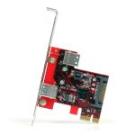 StarTech.com Tarjeta Adaptador PCI Express PCI-E USB 3.0 SuperSpeed de 2 puertos con UASP, SKU: PEXUSB3S11, con 1 puerto interno y 1 puerto externo