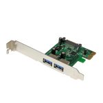 StarTech.com Tarjeta PCI Express de 2 Puertos USB 3.0 SuperSpeed con UASP y Alimentación SATA. SKU: PEXUSB3S24