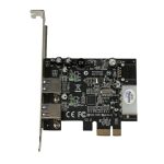 StarTech.com Adaptador Tarjeta Controladora PCI Express PCI-E con 2 Puertos USB 3.0, Alimentación Molex y UASP, SKU: PEXUSB3S25