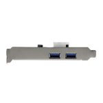 StarTech.com Adaptador Tarjeta Controladora PCI Express PCI-E con 2 Puertos USB 3.0, Alimentación Molex y UASP, SKU: PEXUSB3S25
