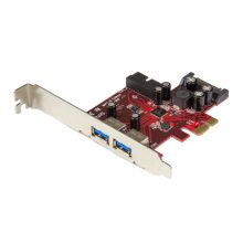 StarTech.com adaptador tarjeta PCI Express de 2 puertos externos y 2 internos USB 3.0, con alimentación SATA. SKU: PEXUSB3S2EI