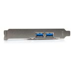 StarTech.com adaptador tarjeta PCI Express de 2 puertos externos y 2 internos USB 3.0, con alimentación SATA. SKU: PEXUSB3S2EI