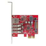 StarTech.com Tarjeta Adaptador de Red Ethernet Gigabit Combo con Hub Concentrador USB 3.0 de 3 Puertos, SKU: PEXUSB3S3GE