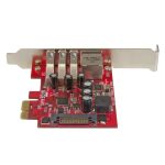 StarTech.com Tarjeta Adaptador de Red Ethernet Gigabit Combo con Hub Concentrador USB 3.0 de 3 Puertos, SKU: PEXUSB3S3GE
