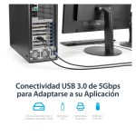 StarTech.com Adaptador PCI Express PCI-E de 4 Puertos USB 3.0 UASP, 2 Canales de 5Gbps con Alimentación Molex SATA, SKU: PEXUSB3S44V
