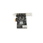 StarTech.com Adaptador PCI Express PCI-E de 4 Puertos USB 3.0 UASP, 2 Canales de 5Gbps con Alimentación Molex SATA, SKU: PEXUSB3S44V