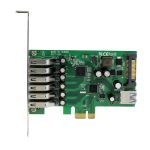 Adaptador de tarjeta PCI Express StarTech.com con 7 puertos USB 3.0, perfil bajo o completo, SKU: PEXUSB3S7