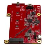 Conversor adaptador StarTech.com USB a M.2 NGFF SATA SSD para Placas de Desarrollo y Raspberry Pi modelo PIB2M21, incluye accesorios