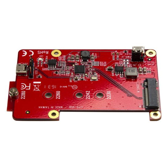 StarTech.com Conversor Adaptador USB a M.2 NGFF SATA SSD para Placas de Desarrollo y Raspberry Pi - con Accesorios 3 StarTech.com Conversor Adaptador USB a M.2 NGFF SATA SSD en uso