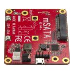 Adaptador conversor USB a mSATA de StarTech.com, diseñado para Raspberry Pi y otras placas de desarrollo. SKU: PIB2MS1