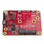 Adaptador conversor USB a mSATA de StarTech.com, diseñado para Raspberry Pi y otras placas de desarrollo. SKU: PIB2MS1
