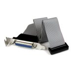 StarTech.com Adaptador de 40cm Header Cabezal Bracket Paralelo Perfil Bajo DB25 a IDC26 Pines Placa Base SKU PLATE25F16LP