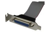 StarTech.com Adaptador de 40cm Header Cabezal Bracket Paralelo Perfil Bajo DB25 a IDC26 Pines Placa Base SKU PLATE25F16LP