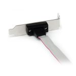 StarTech.com Adaptador de 0.4m con cabezal serial DB9 RS232 a IDC de 10 pines para placa base de perfil bajo, SKU PLATE9M16LP