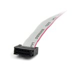 StarTech.com Adaptador de 0.4m con cabezal serial DB9 RS232 a IDC de 10 pines para placa base de perfil bajo, SKU PLATE9M16LP