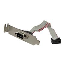 Imagen de la StarTech.com Placa para Ranura Serie Macho de 9 Pines a Cabezal de Placa Base de 10 Pines, SKU PLATE9MLP