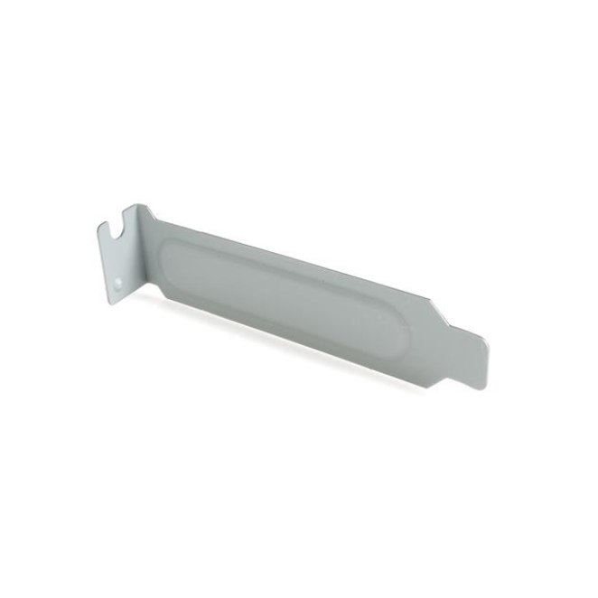 StarTech placa blank cobertura low profile para PC StarTech placa blank de perfil bajo para carcasa de ordenador, modelo PLATEBLANKLP, ideal para cubrir puertos no utilizados en PC.