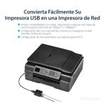 Servidor de Impresión en Red StarTech.com con Ethernet 10 y 100 Mbps y USB 2.0 con LPR, SKU PM1115U2