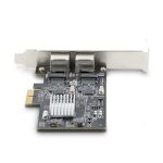 StarTech.com tarjeta PCI Express de red Ethernet con 2 puertos NBASE-T 2,5G, modelo NIC I225-V, SKU PR22GI-NETWORK-CARD, para ordenadores de sobremesa