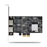 StarTech.com tarjeta PCI Express de red Ethernet con 2 puertos NBASE-T 2,5G, modelo NIC I225-V, SKU PR22GI-NETWORK-CARD, para ordenadores de sobremesa