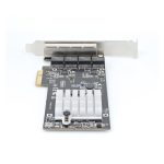Imagen de la StarTech.com Tarjeta PCI Express de Red Ethernet 4 Puertos NBASE-T 2,5G NIC I225-V PR42GI-NETWORK-CARD, ideal para ordenador de sobremesa