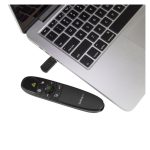 Mando a distancia StarTech.com para presentaciones, inalámbrico, con puntero láser verde y alcance de 27m. SKU: PRESREMOTEG