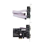Imagen de la StarTech.com Tarjeta Serie PCI Express de 4 Puertos DB9 - Serial RS232/RS422/RS485 con SKU PS74ADF-SERIAL-CARD. Incluye brackets de perfil bajo y es compatible con Windows y Linux.