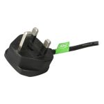 StarTech.com Cable de 1,8m de Alimentación de Ordenador, 18AWG, BS 1363 a C13, 10A 250V, Adaptador de Corriente para el Reino Unido, SKU: PXT101UK